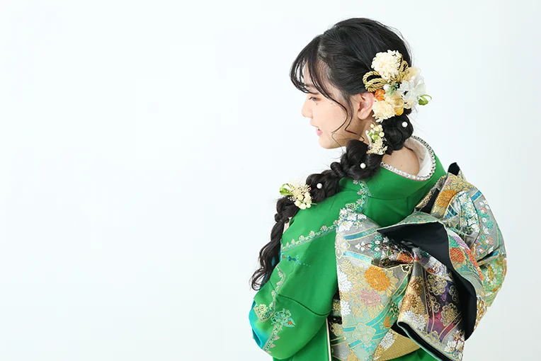 成人式の記念撮影