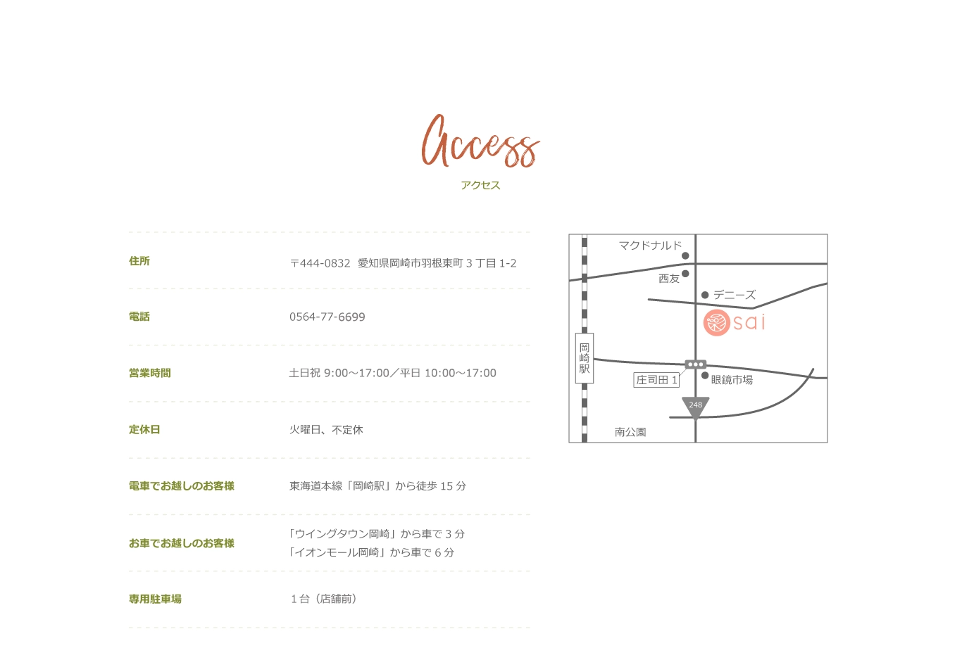 アクセス