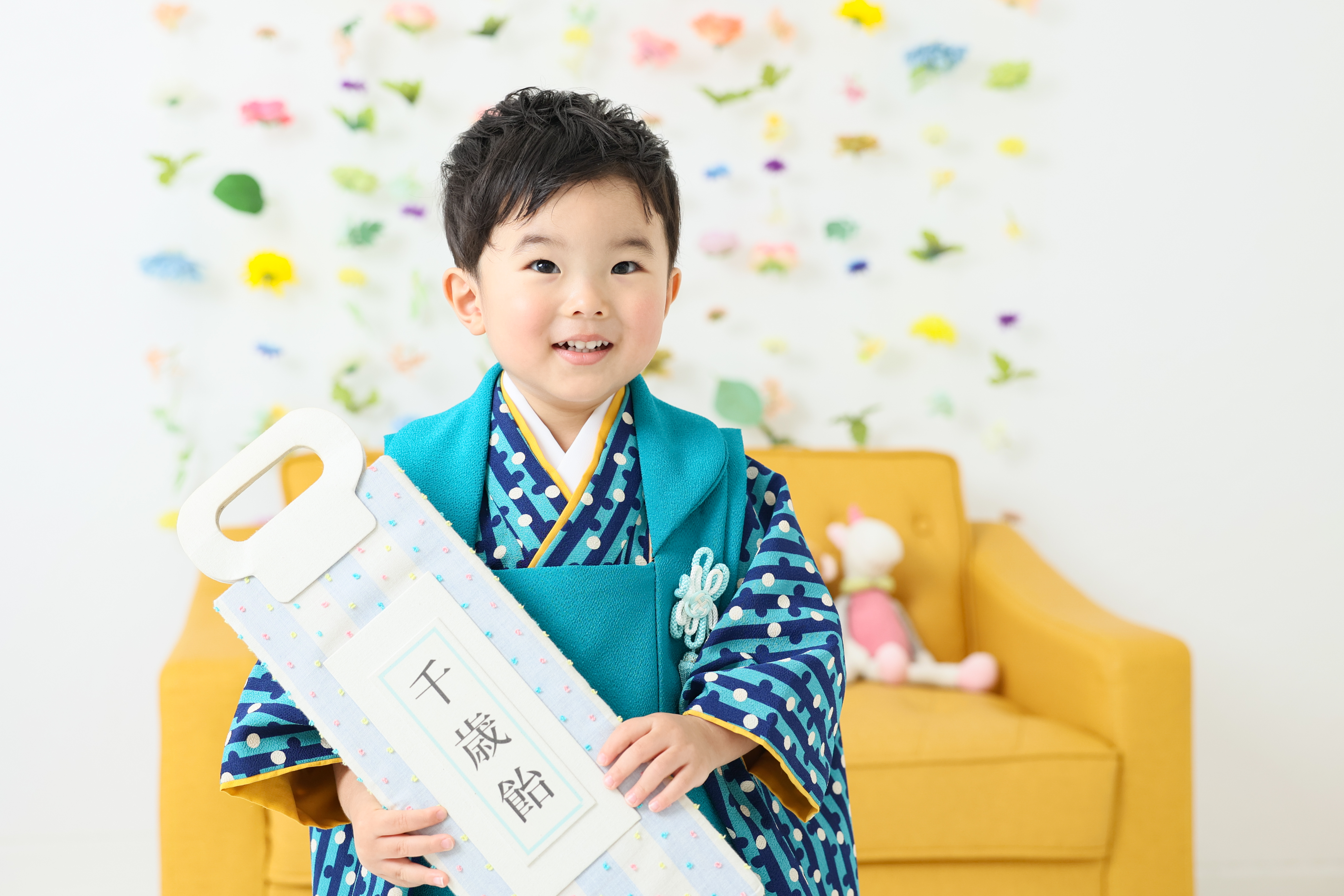 七五三撮影用和装の衣装